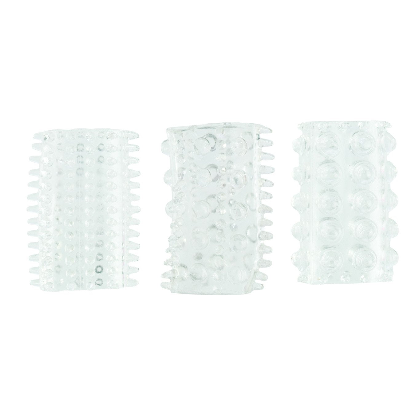California Exotics Senso Rings, Clear, 3-Pack