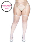 Rhinestone Fishnet Stockings.
