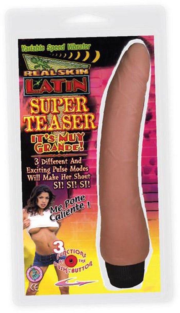 Real Skin Super Teaser Vibrator, Flesh