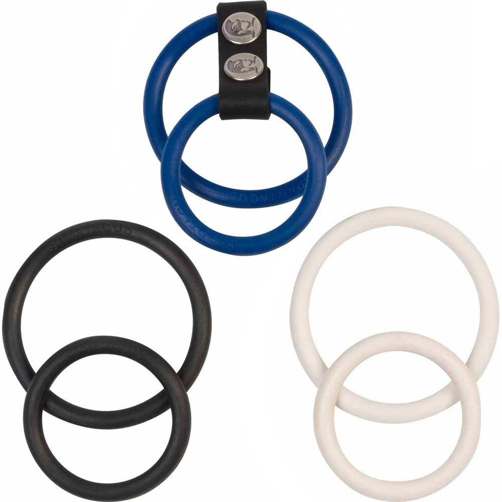 Spartacus Enterprises Sp Nickel Free Interech Dual C*Ck Ring Set
