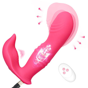 XYVYNZ Inflatable Butt Plug Anal Vibrator Dildo Prostate Massager Sex Toy for Men and Women with 10 Vibrating Butt Plug Anal Plu