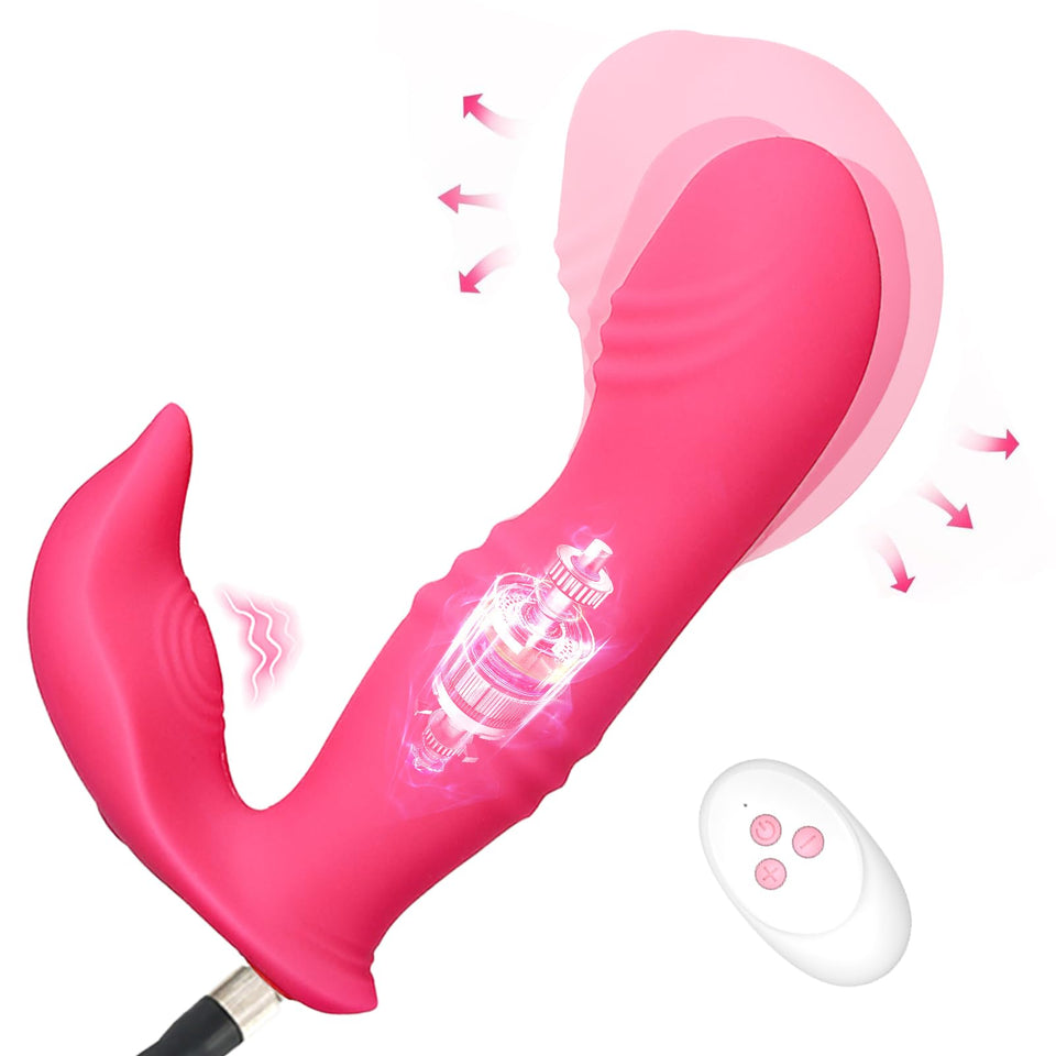 XYVYNZ Inflatable Butt Plug Anal Vibrator Dildo Prostate Massager Sex Toy for Men and Women with 10 Vibrating Butt Plug Anal Plu