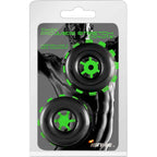Ignite Thick Power Stretch Donuts Rings, Black
