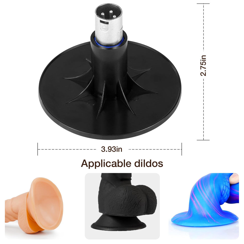 Sex Machine Suction Cup 3XLR Suction Connector for Sex Machine 3.9 ' ' Suction Cup 3XLR Dildo Holder Thrusting Machine Attachmen