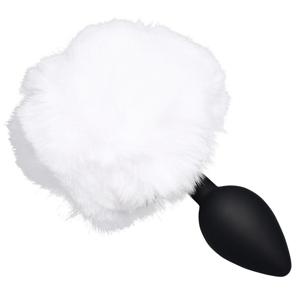 Tailz Fluffy Bunny Tail Sili Plug Wht