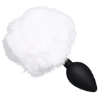 Tailz Fluffy Bunny Tail Sili Plug Wht