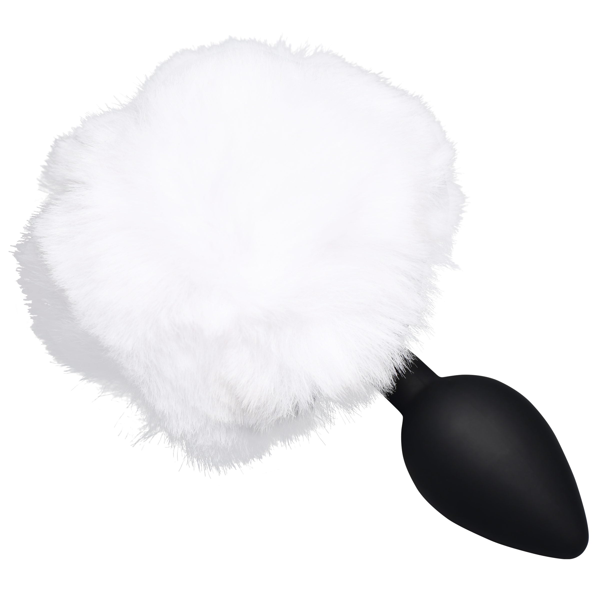 Tailz Fluffy Bunny Tail Sili Plug Wht