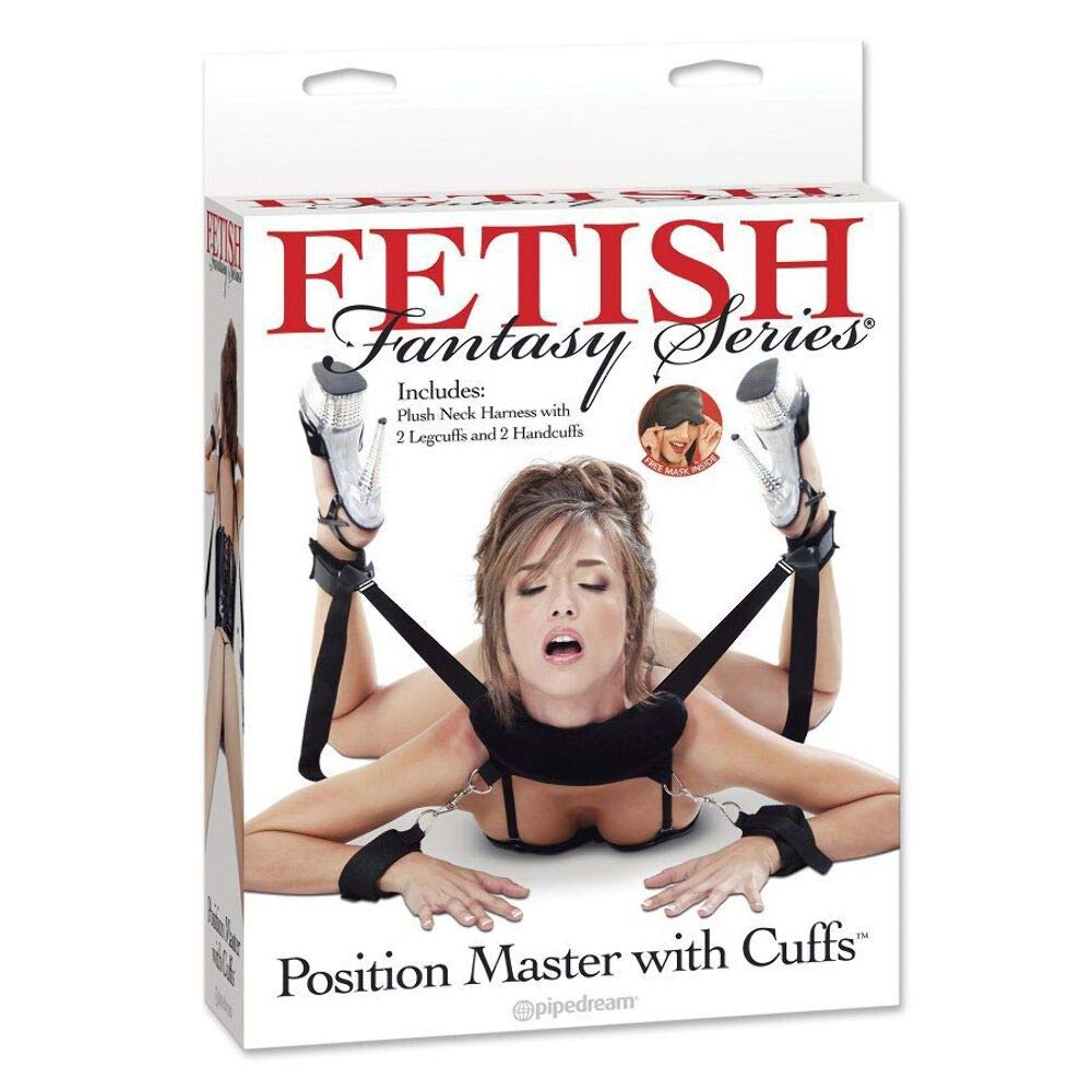 Pipedream Fetish Fantasy Series Position Master with Cuffs, Black