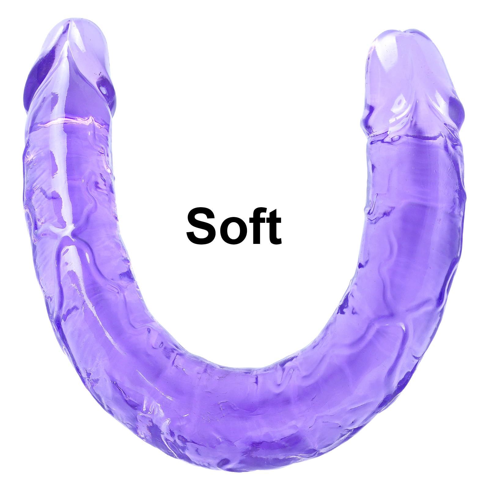 18 * 1.7 '' Double-Headed Thick Giant Dildo, Extra Long Realistic Dildo, Huge Flexible Fat Penis G-spot/Anal,Double-Sided XXL Wi