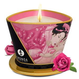Shunga caress by candlelight Massage candle Roses 5.7 fl oz (170 ml)