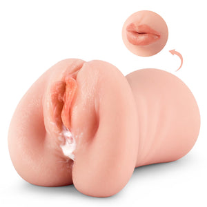 3 in 1 Pocket Pussy Male Masturbator - Adult Sex Toys for Men Penis Stimulation,Male Blowjob Stroker Toy with 3D Realistic Textu