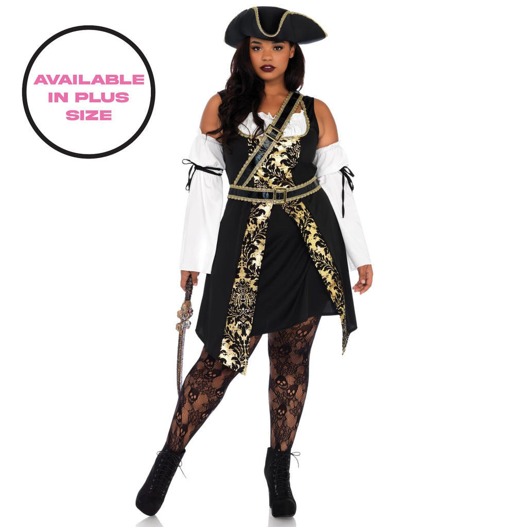 4Pc.Black Sea Buccaneer,Dress,