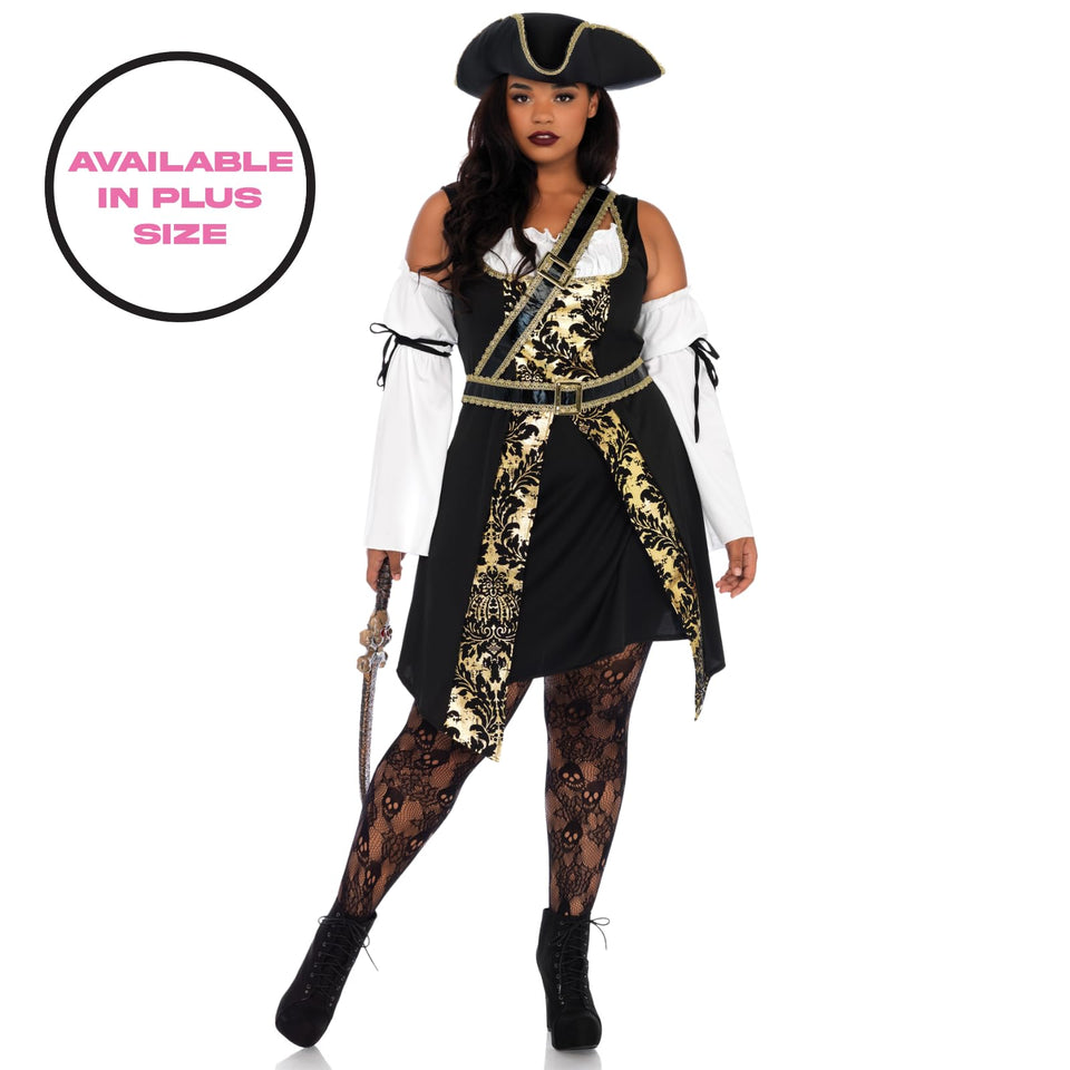 4Pc.Black Sea Buccaneer,Dress,