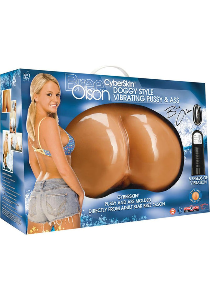 Topco Tlc Bree Olson Cyberskin Doggy Style Vibrating Pussy And Ass
