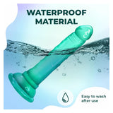 5.7 Inch Lifelike Dildos with Suction Cup, Hands-Free for Beginner Vaginal & Anal Sex Toy, Lifelike Silicone Penis, Soft, Waterp