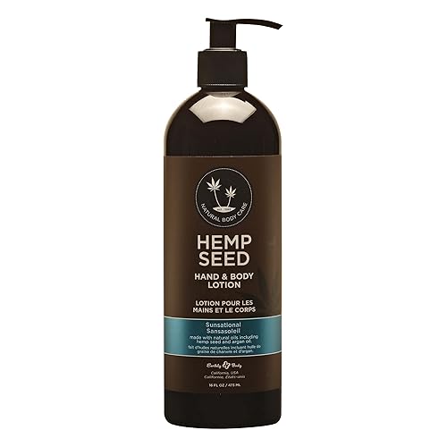 Hemp Seed Hand And Body Lotion  16 Fl Oz  Sunsational