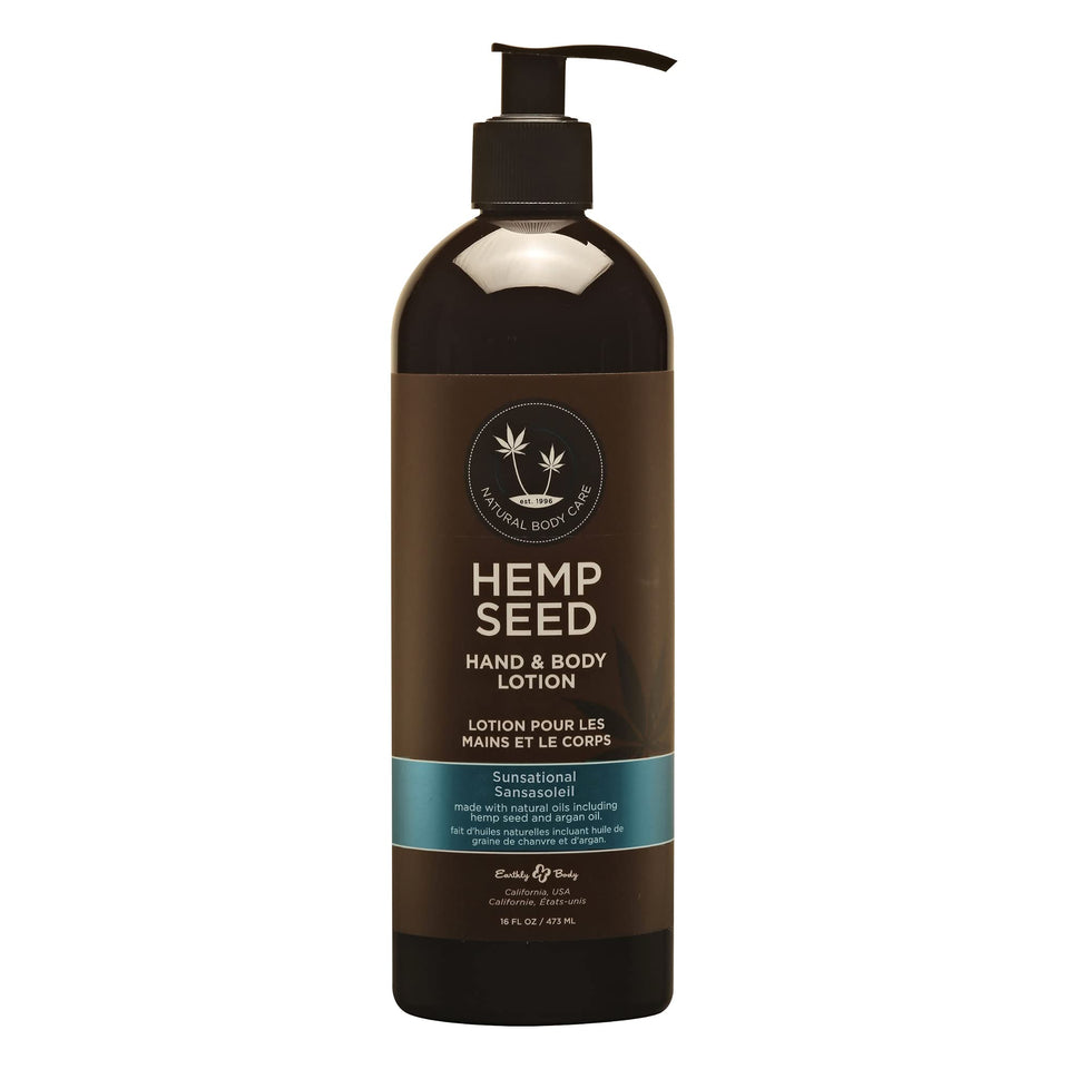 Hemp Seed Hand And Body Lotion  16 Fl Oz  Sunsational