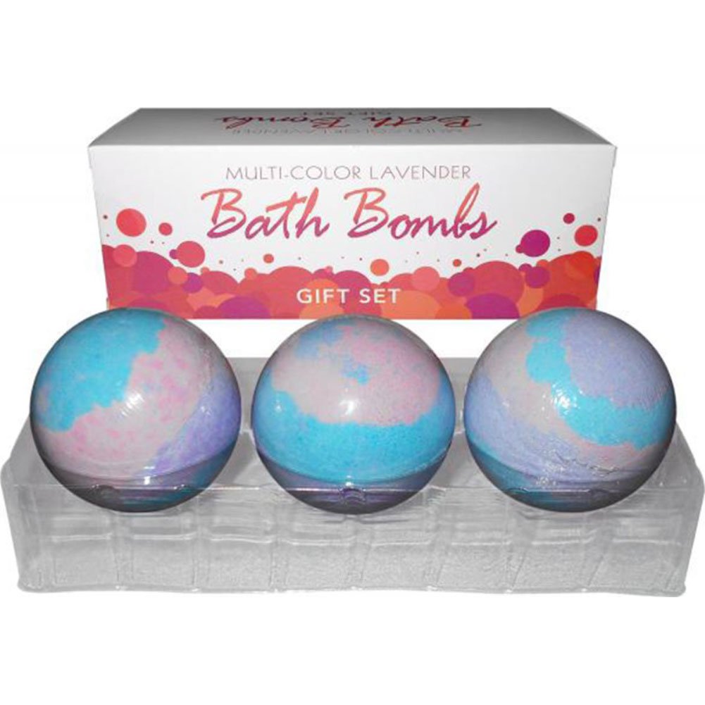 (Wd) Multi Color Bath Bomb 3Pk