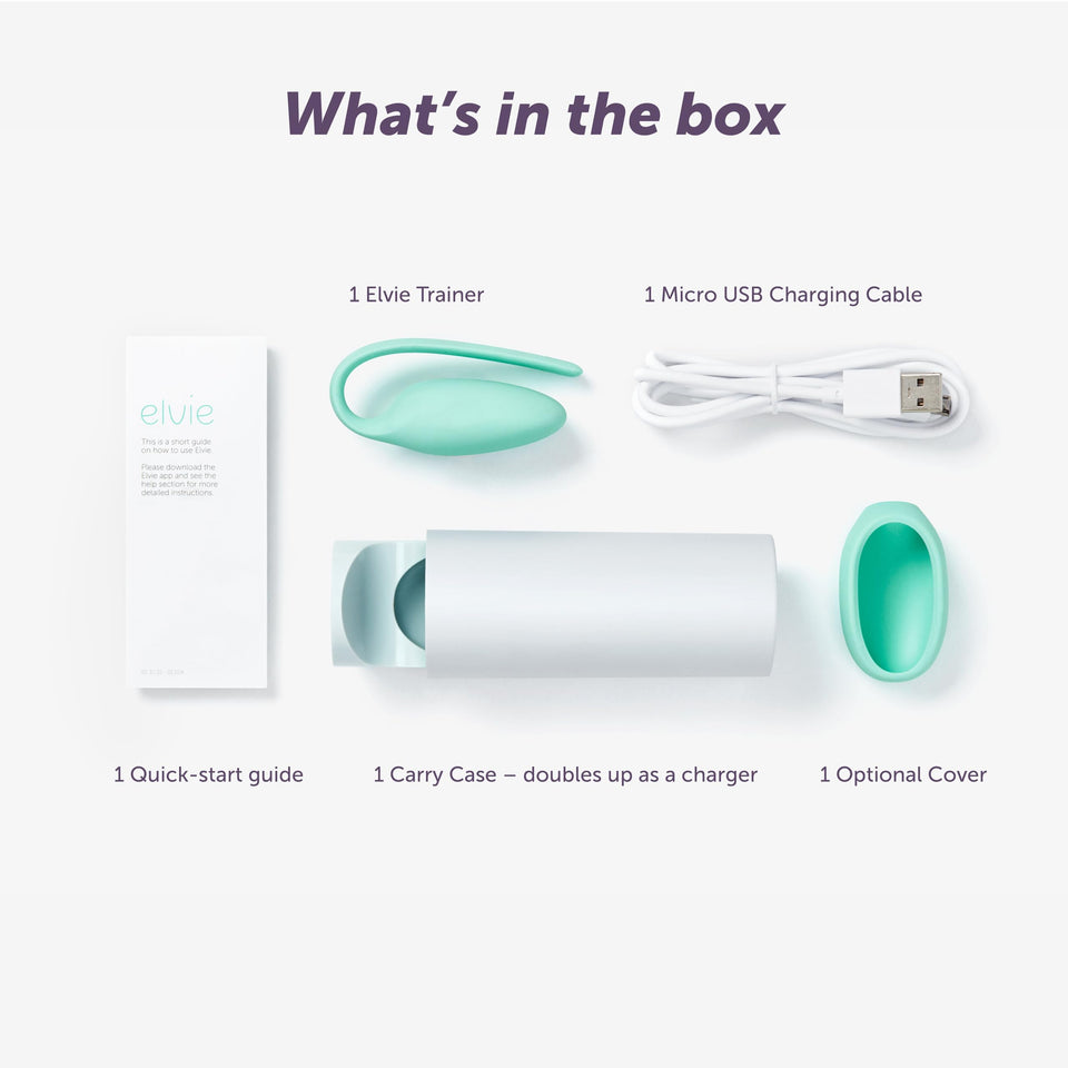 Elvie Trainer Exerciser  To Strengthen And Tone Pelvic Floor Muscles  Award Winning Smart Kegel Trainer Uses Biofeedback To Im