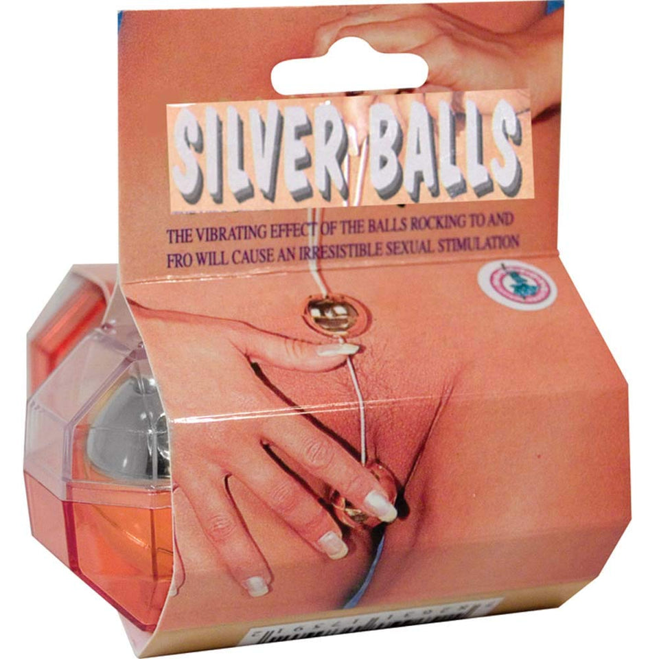 Silver Kegel Balls In Case Lg.