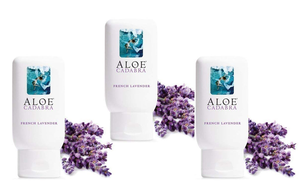 Aloe Cadabra Natural Personal Lubricant And Organic Vaginal Moisturizer For Men, Women & Couples - French Lavender, 2.5 Ounce (Pack Of 3)