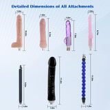 Sex Machine Thrusting Dildo Machine with Realistic Dildos, Fucking Machine for Man with 3XLR Connector,Love Machine for Women,Ad