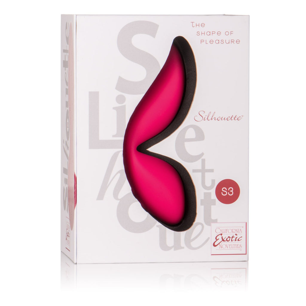 Calexotics Silhouette S3 - Silicone Waterproof Vibrator - 5-Function Rechargeable Compact Vibe - Discreet Panty Teaser - Adult S