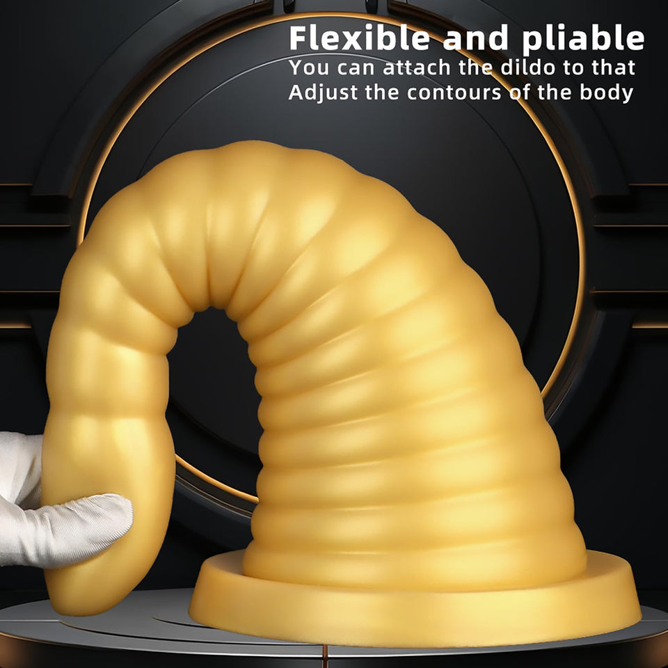 Huge Thick Anal Plug, Liquid Silicone Large Butt Plug, Ultra Soft Anal Dildo for Deep Stimulation, Vaginal Massage Prostate Anal