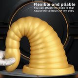 Huge Thick Anal Plug, Liquid Silicone Large Butt Plug, Ultra Soft Anal Dildo for Deep Stimulation, Vaginal Massage Prostate Anal