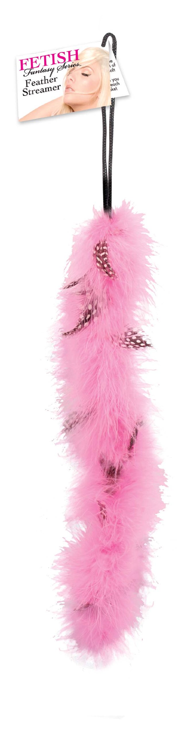 Fetish Fantasy Feather Streamers, Pink
