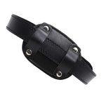 Lockable Dildo Mouth Gag SM Realistic Black Silicon Penis Gag Adjustable Leather Strap On with Lock Fantasy Sex Toys for Couple