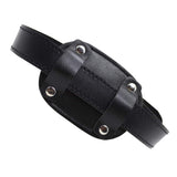 Lockable Dildo Mouth Gag SM Realistic Black Silicon Penis Gag Adjustable Leather Strap On with Lock Fantasy Sex Toys for Couple