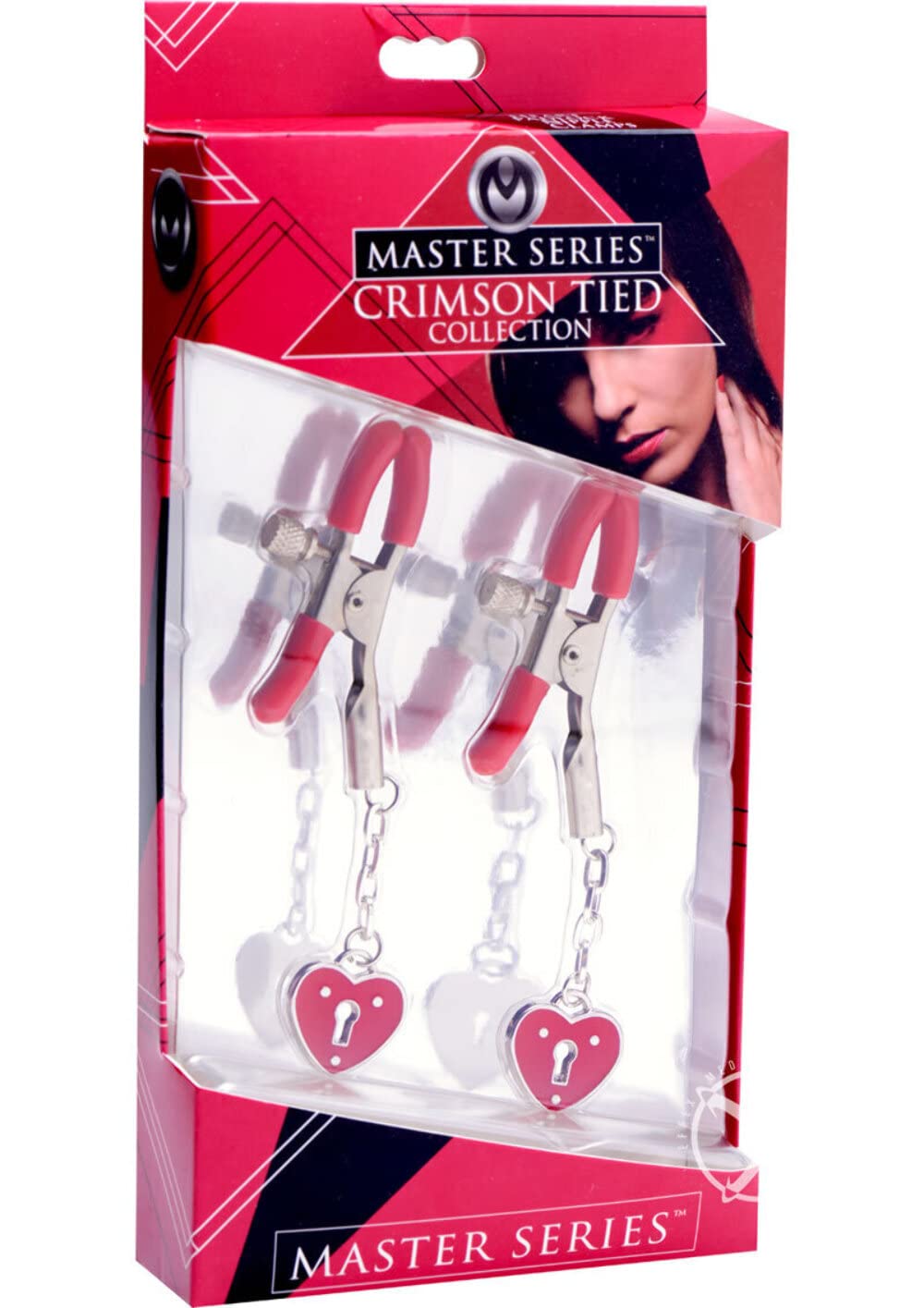 Xr Brands Master Series Captive Heart Padlock Nipple Clamps