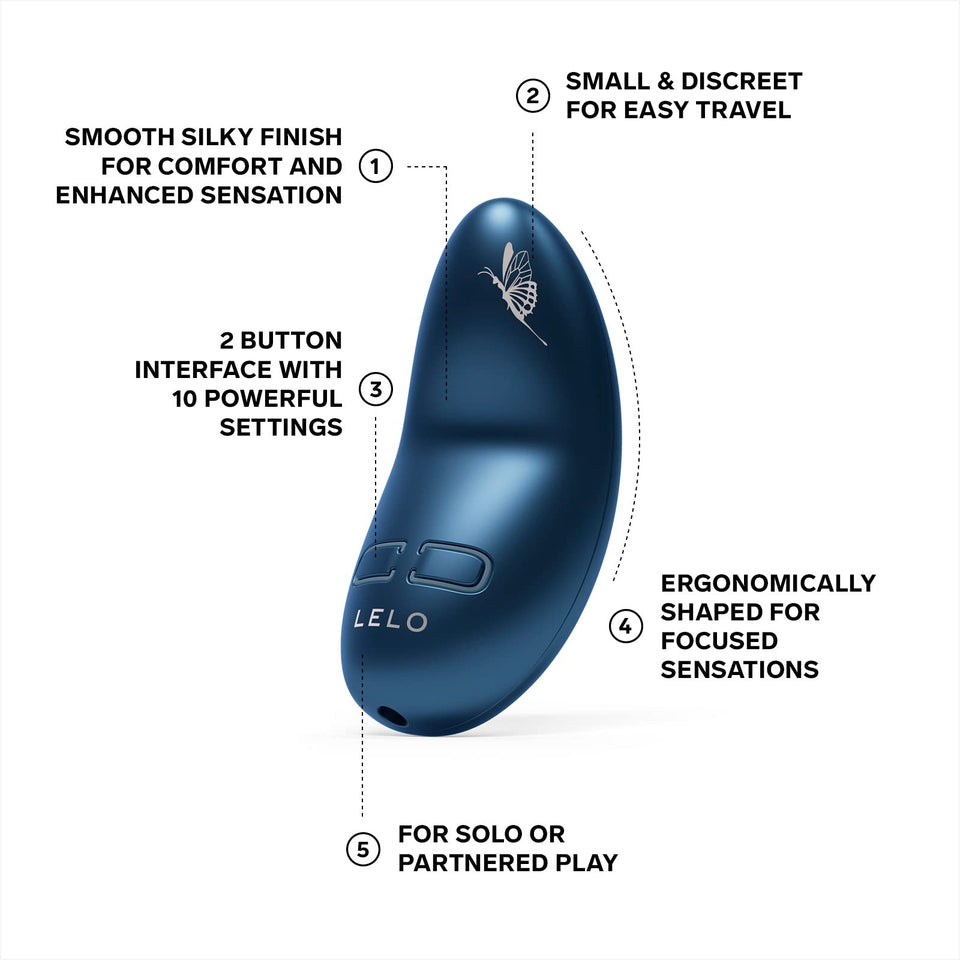 Lelo Nea 3 Mini Bullet Vibrator For Woman Female Vibrator Mini Clitoris Vibrator Discreet With 10 Pleasure Settings And Varying