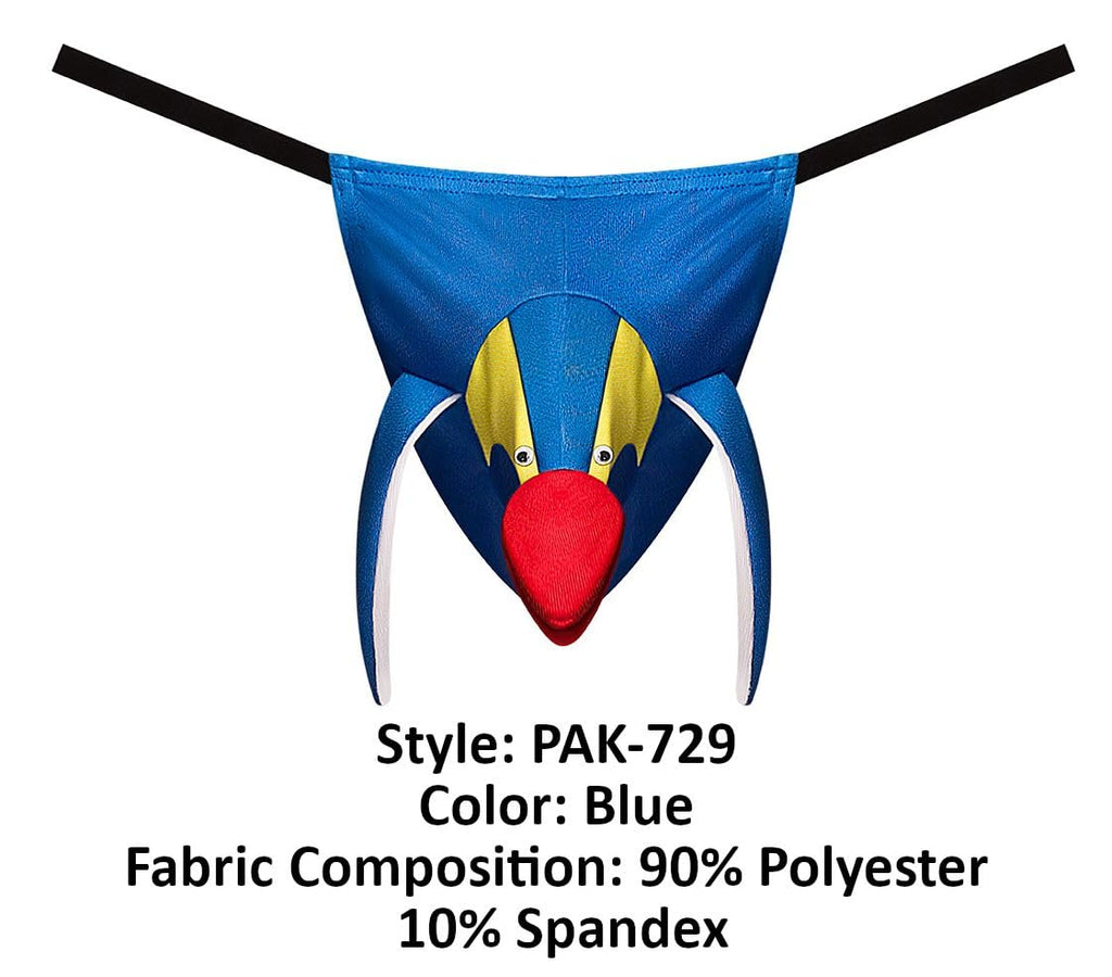 Blue Swallow Posing Strap Novelty O/S