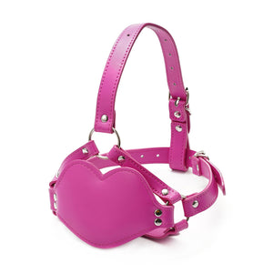 Kutocesy Mouth Gag with Silicone Dildo,Adjustable Leather Silicon SM Realistic Penis BDSM Fetish Slave Restraints Strap on Sex T