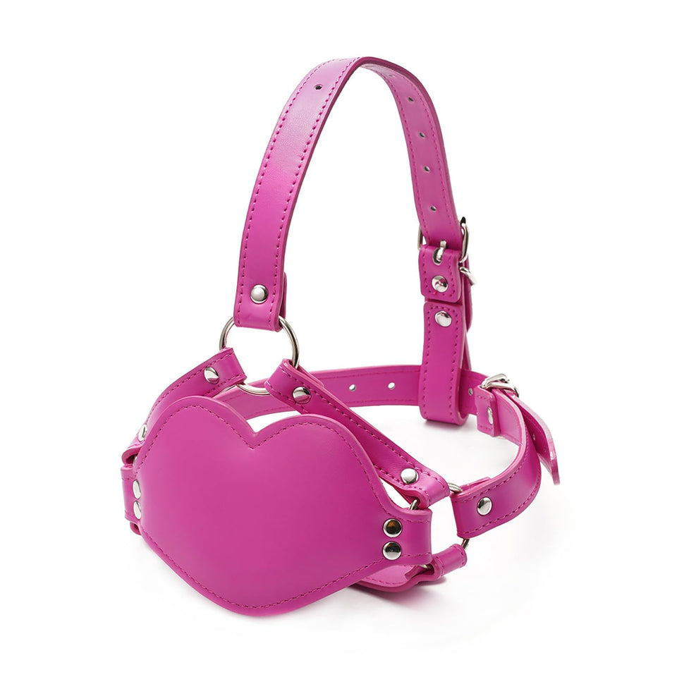 Kutocesy Mouth Gag with Silicone Dildo,Adjustable Leather Silicon SM Realistic Penis BDSM Fetish Slave Restraints Strap on Sex T