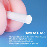 8 Packs Diatom Drying Rod Stick for Toys,Diatomite Drying Sticks for Sex Doll Cleaning,Reusable Water Absorption Stick Keep Dry