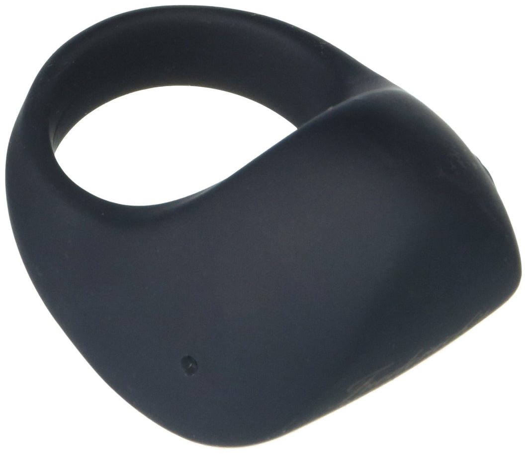 (WD) FREDERICK'S OF HOLLYWOOD RECHARGEABLE VIBRATING COCK RING BLACK
