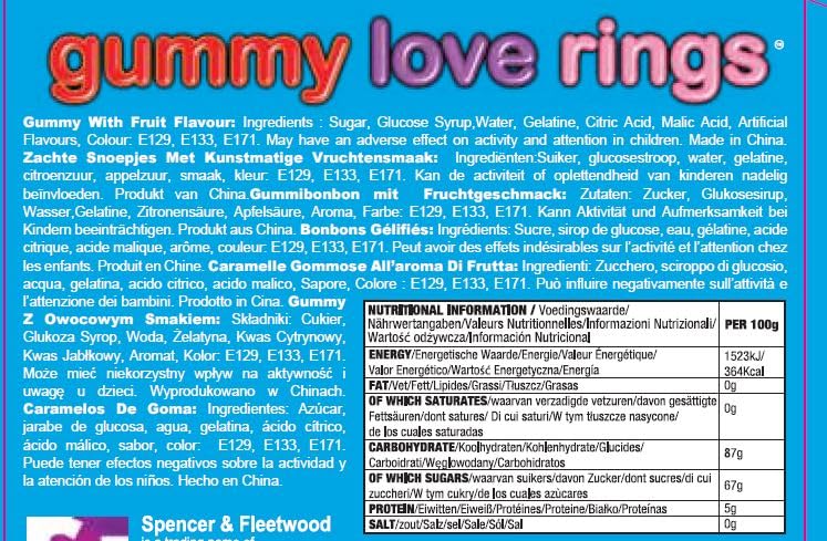 Gas Works Gummy Love Ring, Cherry