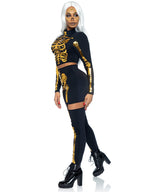 2 Pc Golden Skeleton, Includes - Large / Black/Gold