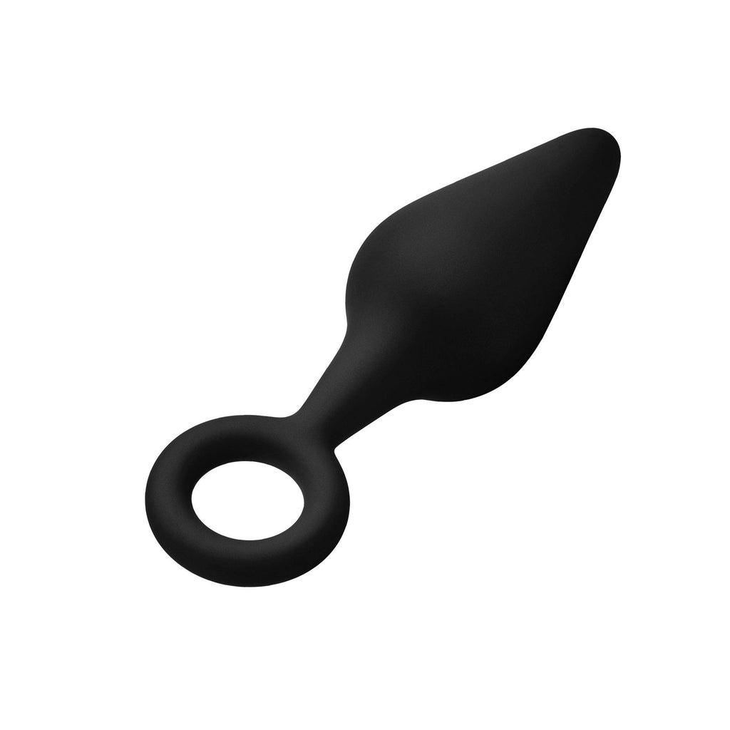 Forto F-10: Sili Plug W/Pull Ring Sm Bk