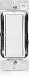 Leviton Decora Slide Ceiling Fan Wall Switch, Quiet 3-Speed Fan Control, 1.5 Amps, Dsf01-10Z, White With Ivory And Light Almond
