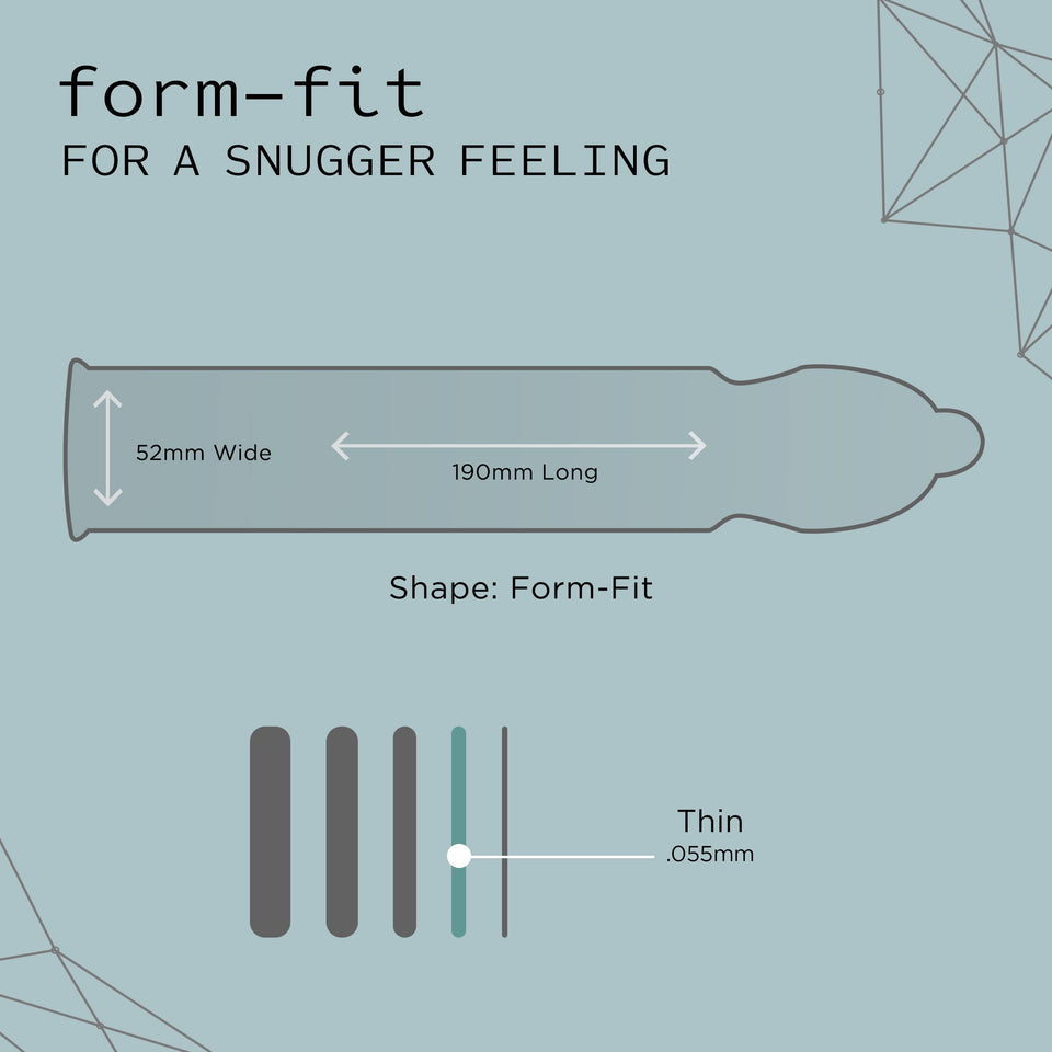 Kimono Thin Condoms I Snug Fit I 5X Tested, Stronger, Reliable I Up To 20% Thinner Than Regular Condoms I Made With Premium Natural Latex I 12 Count