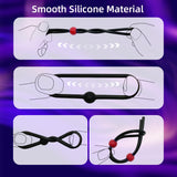 Cock Ring Adjustable Male Penis Ring Silicone 7 Different Sizes Cock Ring O Ring Male Penis Erection Extension Long Lasting Firm