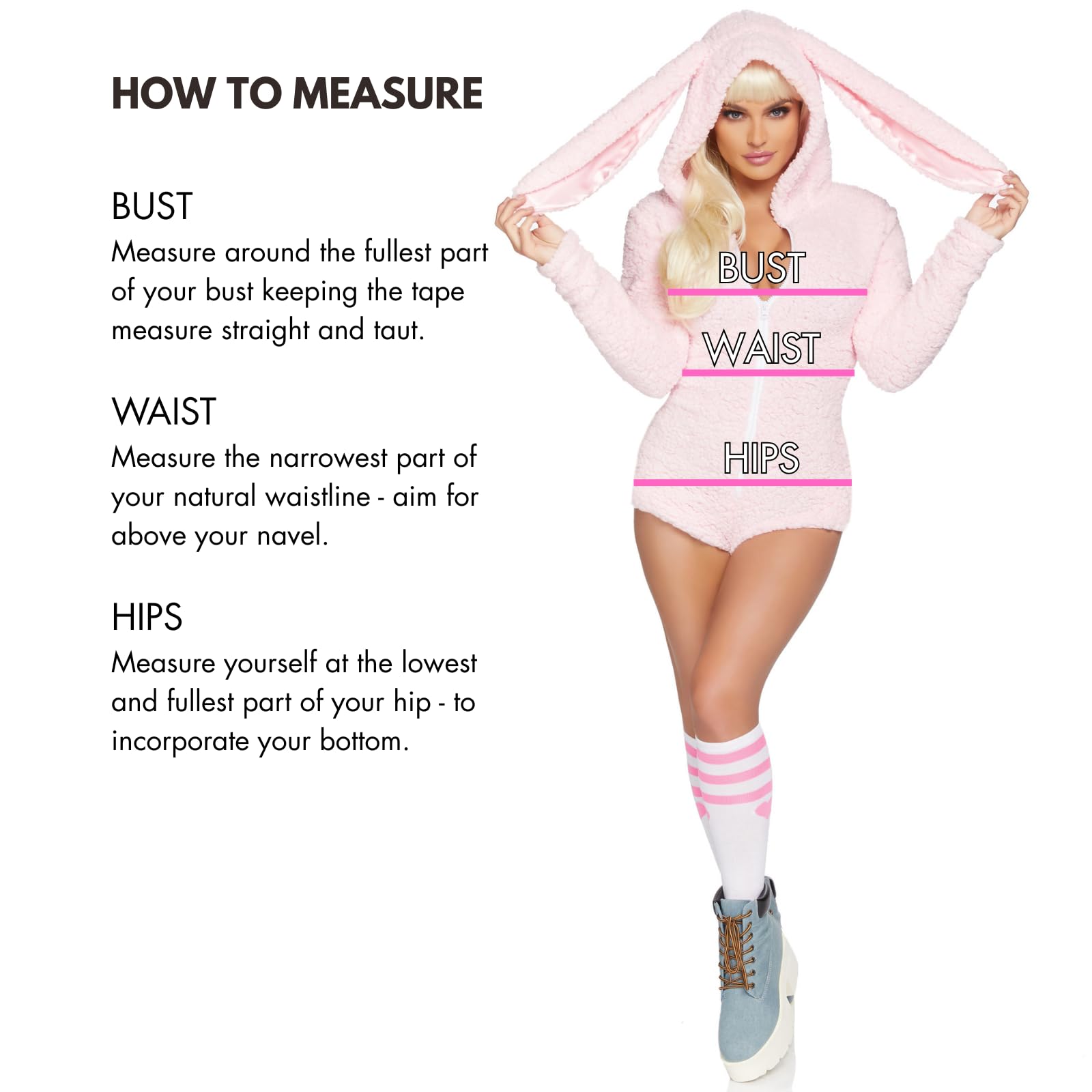 Leg Avenue Cuddle Bunny, Features Ultra S Pink Color