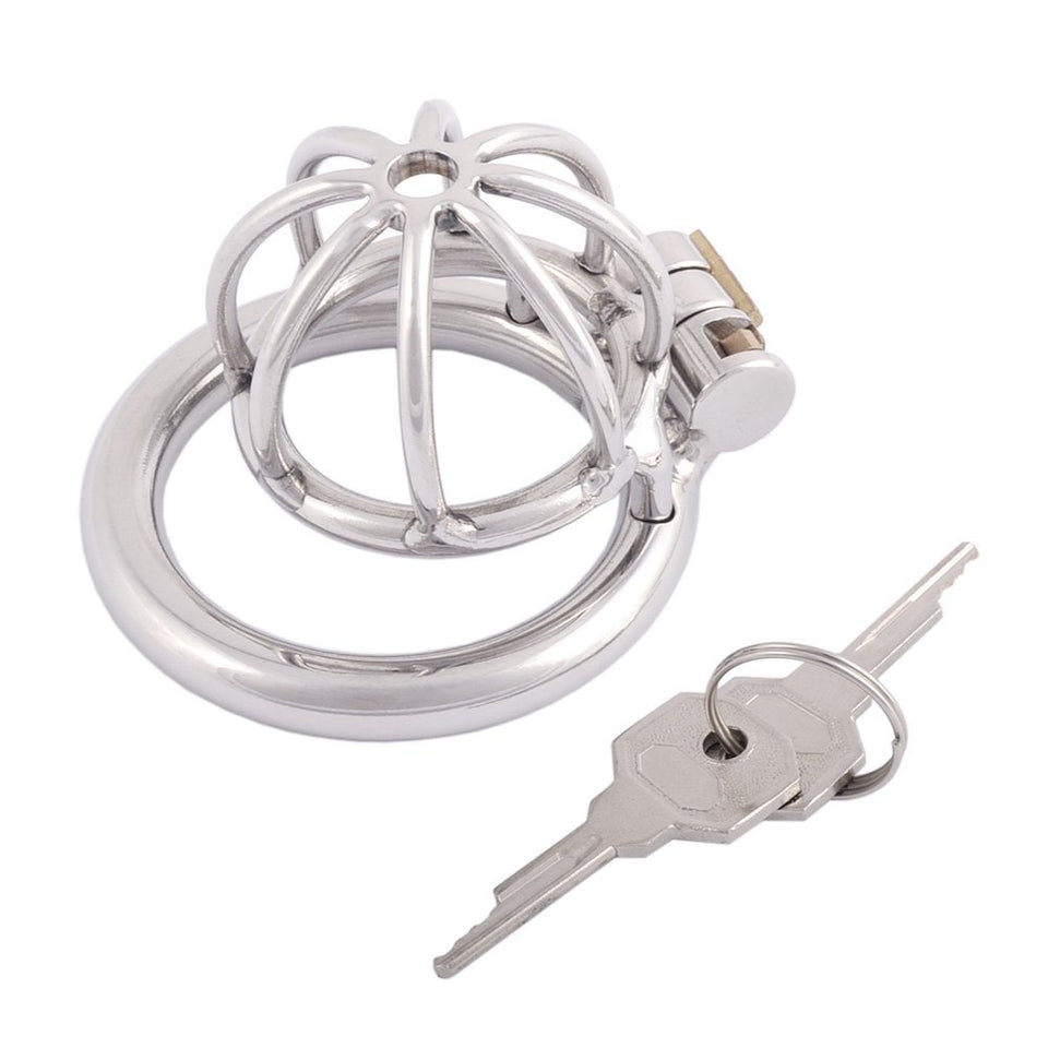 TERNENCE Metal Male Chastity Device Small 304 Steel Stainless Comfortable Cock Cage Adult Game Sex Toy D250 (1.97 inch / 50mm) S
