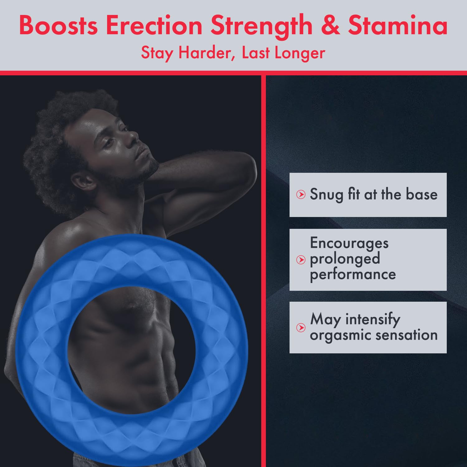 Forto F-15: Silic Vibrating Cockring Bl