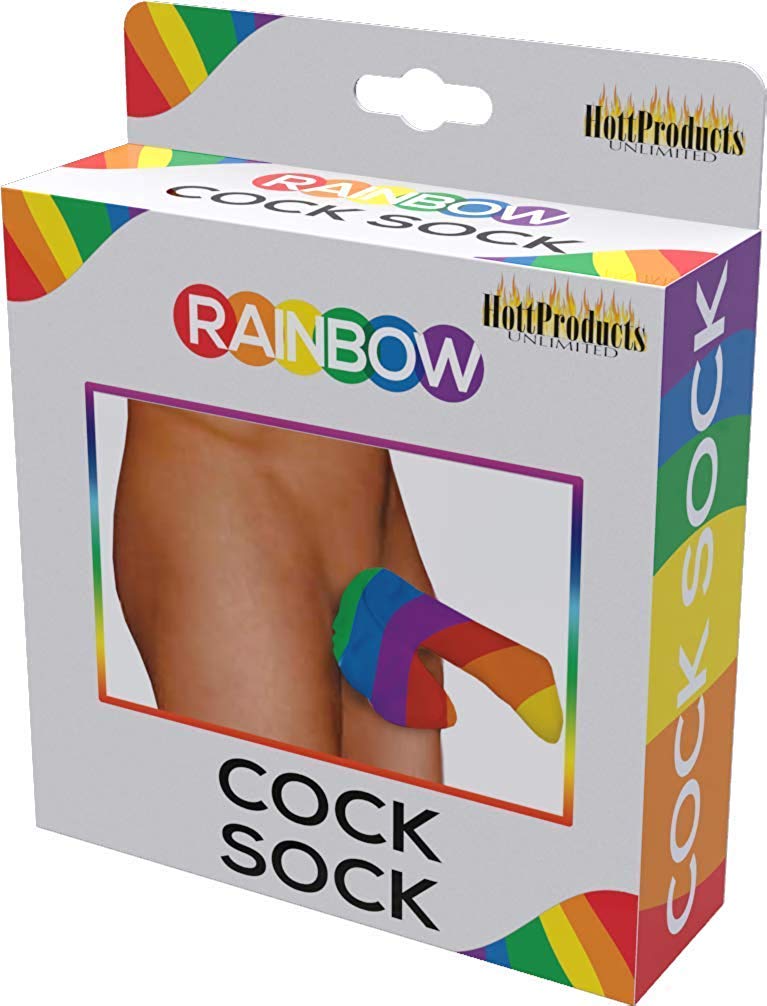 Rainbow Cock Sock