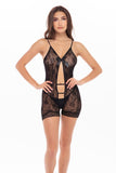 After Party Bodysuit Black O/S